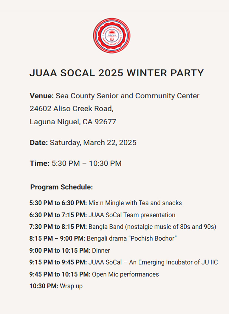 JUAA SoCal 2024 Winter Party